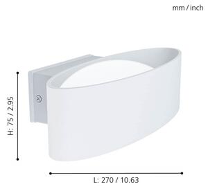 Eglo 98709 - LED Vonkajšie nástenné svietidlo CHINOA LED/10W/230V IP44