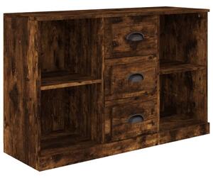 Komoda dymový dub 104,5x35,5x67,5 cm kompozitné drevo