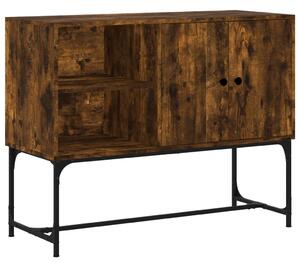 Komoda dymový dub 100x40x79,5 cm kompozitné drevo