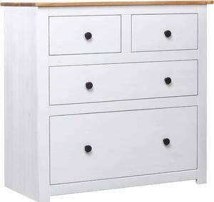 Komoda biela 80x40x83 cm borovica Panama Range