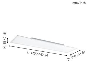 Eglo 98767-LED RGBW Stmievateľné svietidlo SALOBRENA-B LED/32,5W/230V 120x30 cm+DO