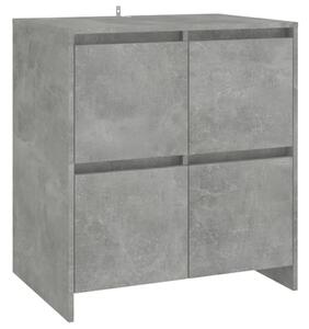 Komoda betónová sivá 70x41x75 cm drevotrieska