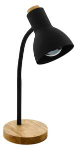 Eglo 98831 - Stolná lampa VERADAL 1xE27/40W/230V čierna