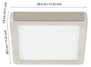 Eglo 98852 - LED stmievateľné kúpeľňové svietidlo FUEVA-Z LED/19,5W/230V IP44