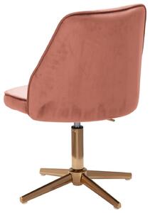 Otočná stolička Ružová