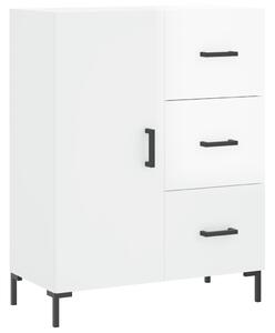 Komoda lesklá biela 69,5x34x90 cm spracované drevo