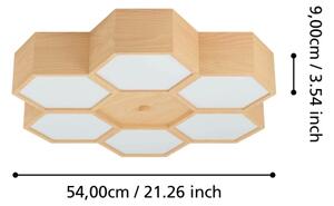 Eglo 98863 - Stropné svietidlo MIRLAS 6xE27/9W/230V