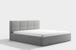 Čalúnená manželská posteľ FRIDA - 160x200, zelená