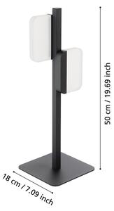 Eglo 98878 - LED stolná lampa ERVIDEL 2xLED/4,5W/230V