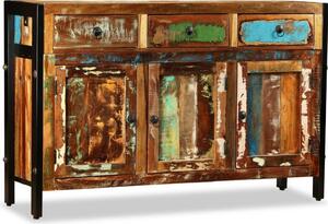 Komoda, masívne recyklované drevo, 120x35x76 cm