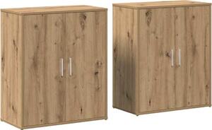 Servírovacia skriňa 2 pcs Remeselný dub 60 x 31 x 70 cm