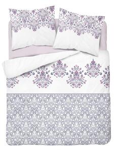Bavlnená posteľná bielizeň s úžasným fialovým vzorom Fialová