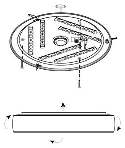Eglo 99108 - LED Stropné svietidlo RUIDERA LED/22W/230V