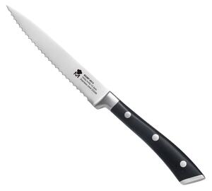 Kuchynský viacúčelový nôž Masterpro 12,5 cm z nerezovej ocele / čierny