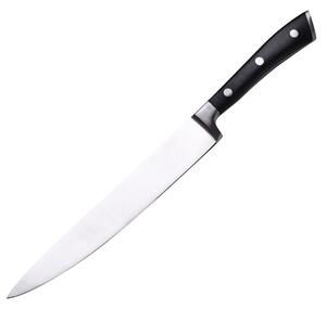 Rezací nôž z kvalitnej nehrdzavejúcej ocele Masterpro 20 cm / čierny