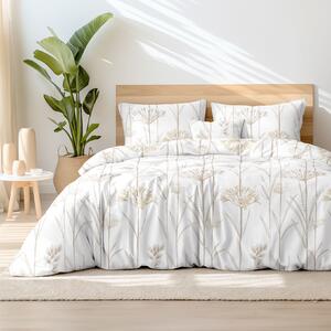 Goldea bavlnené posteľné obliečky - okrasné rastliny 150 x 200 a 50 x 60 cm