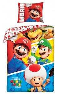 Obliečky Super Mario 140 x 200 + 70 x 90 cm Halantex