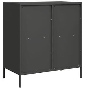 Komoda čierna 68x39x73,5 cm oceľ valcovaná za studena