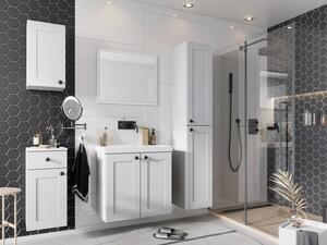 Kúpeľňový nábytok s umývadlom SYKE 1 - biely + sifón ZDARMA