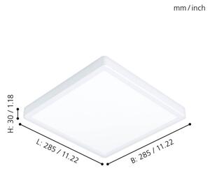 Eglo 99268 - LED kúpeľňové stropné svietidlo FUEVA 5 LED/20W/230V IP44