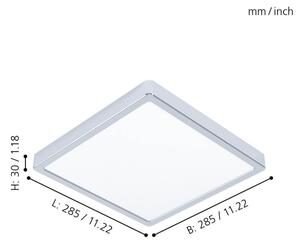 Eglo 99269 - LED kúpeľňové stropné svietidlo FUEVA 5 LED/20W/230V IP44