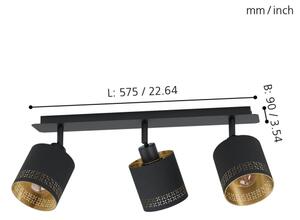 Eglo 99278 - Bodové svietidlo ESTEPERRA 3xE27/28W/230V