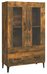 Kredenc dymový dub 70x31x115 cm spracované drevo