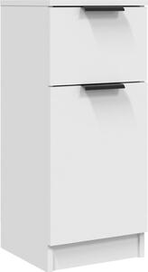 Komoda biela 30x30x70 cm spracované drevo