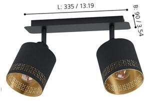 Eglo 99277 - Bodové svietidlo ESTEPERRA 2xE27/28W/230V