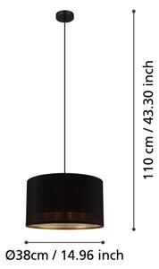 Eglo 99273 - Luster na lanku ESTEPERRA 1xE27/40W/230V