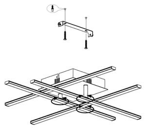 Eglo 99316 - LED Stropné svietidlo LASANA LED/5,2W/230V