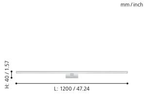Eglo 99297 - LED Kúpeľňové osvetlenie zrkadla PANDELLA LED/14W/230V IP44