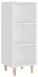 Komoda biela 34,5x32,5x90 cm spracované drevo