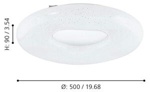 Eglo 99342 - LED Stropné svietidlo ZAMUDILO LED/24W/230V + DO