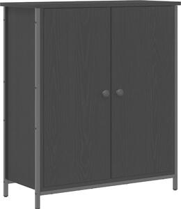 Servírovacia skriňa Čierny dub 70 x 30 x 80 cm Kompozitné drevo