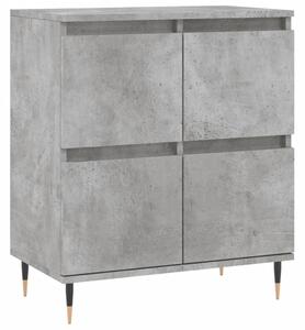 Komoda betónovo sivá 60x35x70 cm spracované drevo