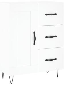 Komoda biela 69,5x34x90 cm kompozitné drevo