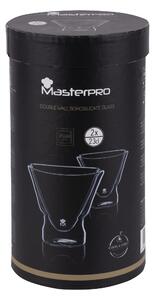Sada dvoch pohárov Masterpro Barware Mixology na koktaily 230 ml / borosilikát