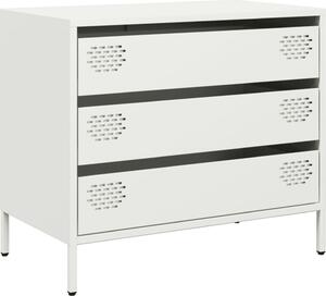 Komoda biela 68x39x58,5 cm oceľ valcovaná za studena