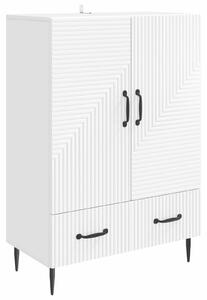 Servírovacia skriňa Biela 66 x 34,5 x 95 cm Kompozitné drevo