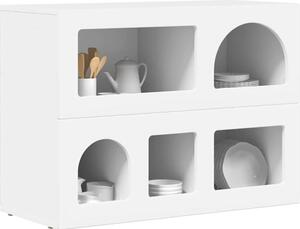 Servírovacia skriňa Biela 80,5 x 35 x 59 cm Kompozitné drevo