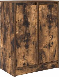 Komoda dymový dub 57x34x76 cm kompozitné drevo