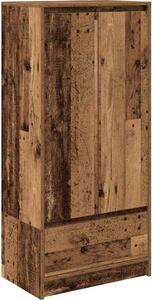 Skriňa so zásuvkou Old Wood 55,5x34x119,5 cm Engineered Wood