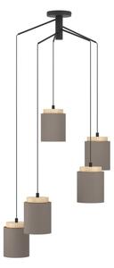 Eglo 99447 - Závesný luster na lankách ALBARIZA 5xE27/40W/230V pavúk