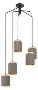 Eglo 99447 - Závesný luster na lankách ALBARIZA 5xE27/40W/230V pavúk