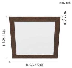 Eglo 99474 - LED stropné svietidlo PIGLIONASSO LED/20W/230V 500x500 mm