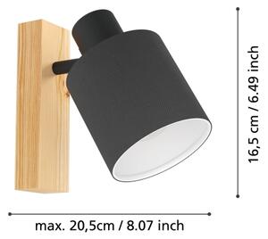 Eglo 99488 - Nástenné svietidlo BATALLAS 1xE27/10W/230V