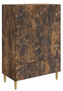 Servírovacia skriňa Dymový dub 66 x 34,5 x 95 cm