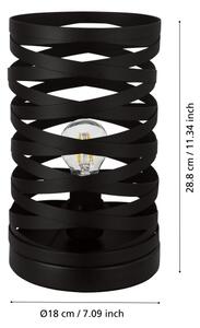 Eglo 99506 - Stolná lampa CREMELLA 1xE27/40W/230V