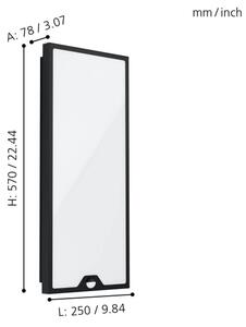 Eglo - LED Vonkajšie stropné svietidlo s pohybovým senzorom CASAZZA LED/18,5W/230V IP44